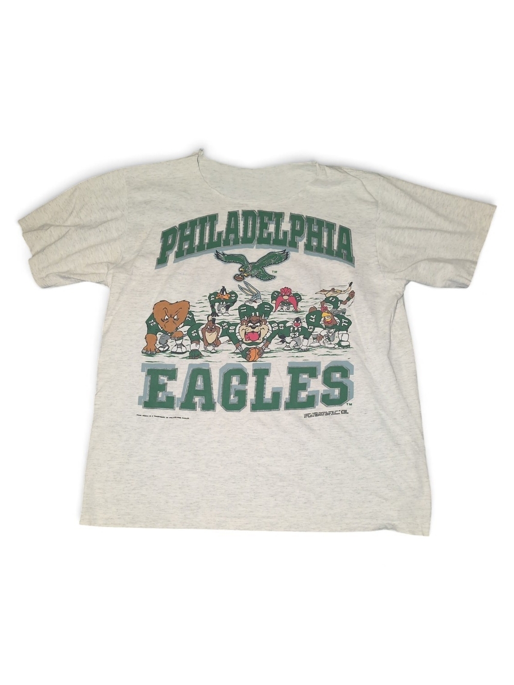 Philadelphia Eagles Looney Toons Graphic Tee - White